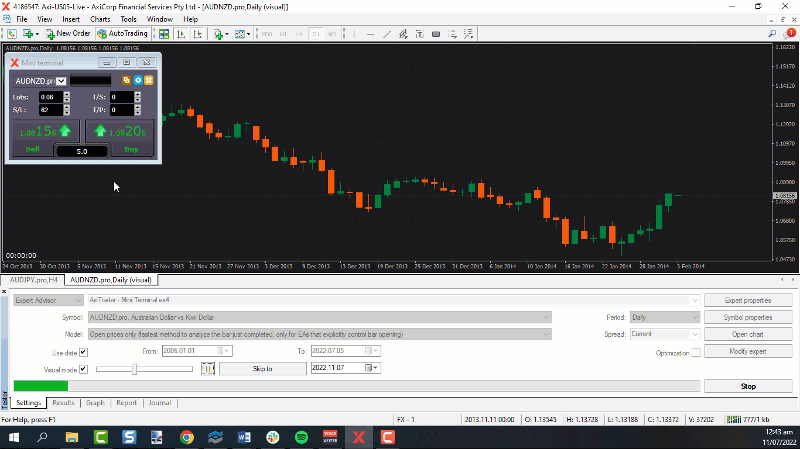 FXBlue (бесплатная программа)