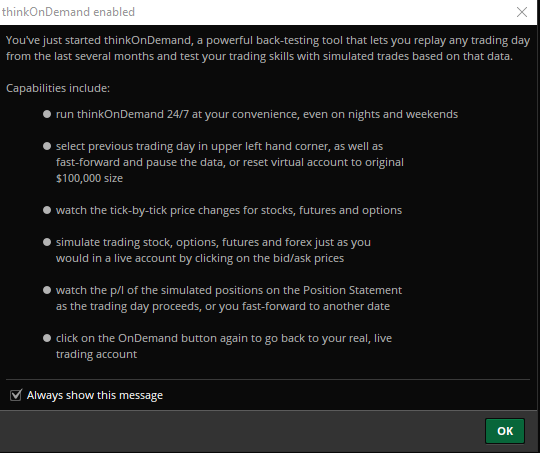 платформа Thinkorswim